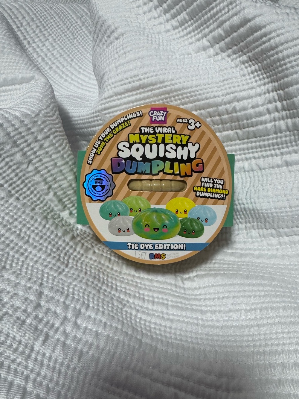 Mystery Squishy Dumpling - Tie Dye Green Edition